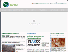 Tablet Screenshot of naturalezaparaelfuturo.org